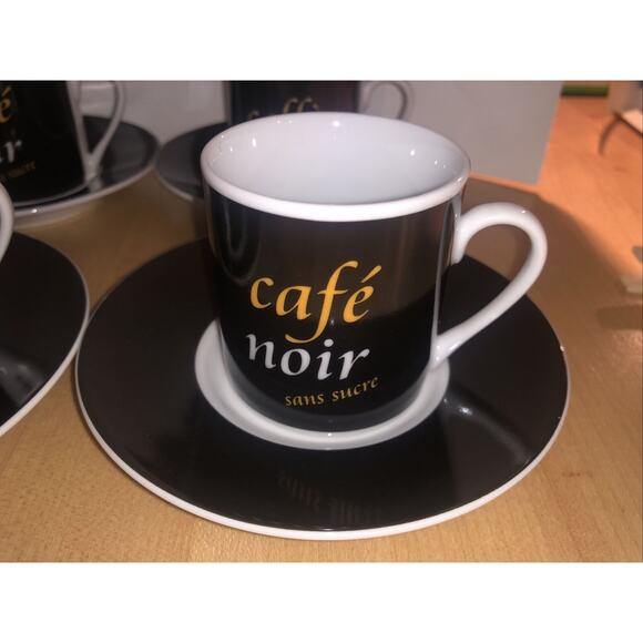 I. Godinger Company 12 PC SET Espresso Demitasse Cups and Saucers Coffee EXC!!! - Picture 6 of 12